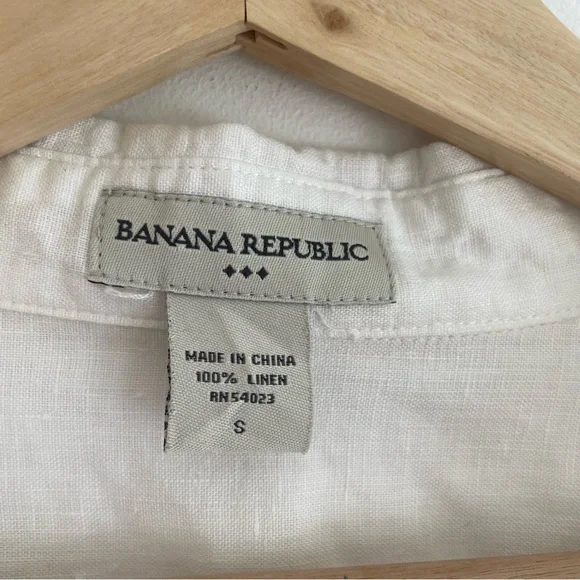 Banana Republic 100% Linen Shirt - Picture 6 of 12